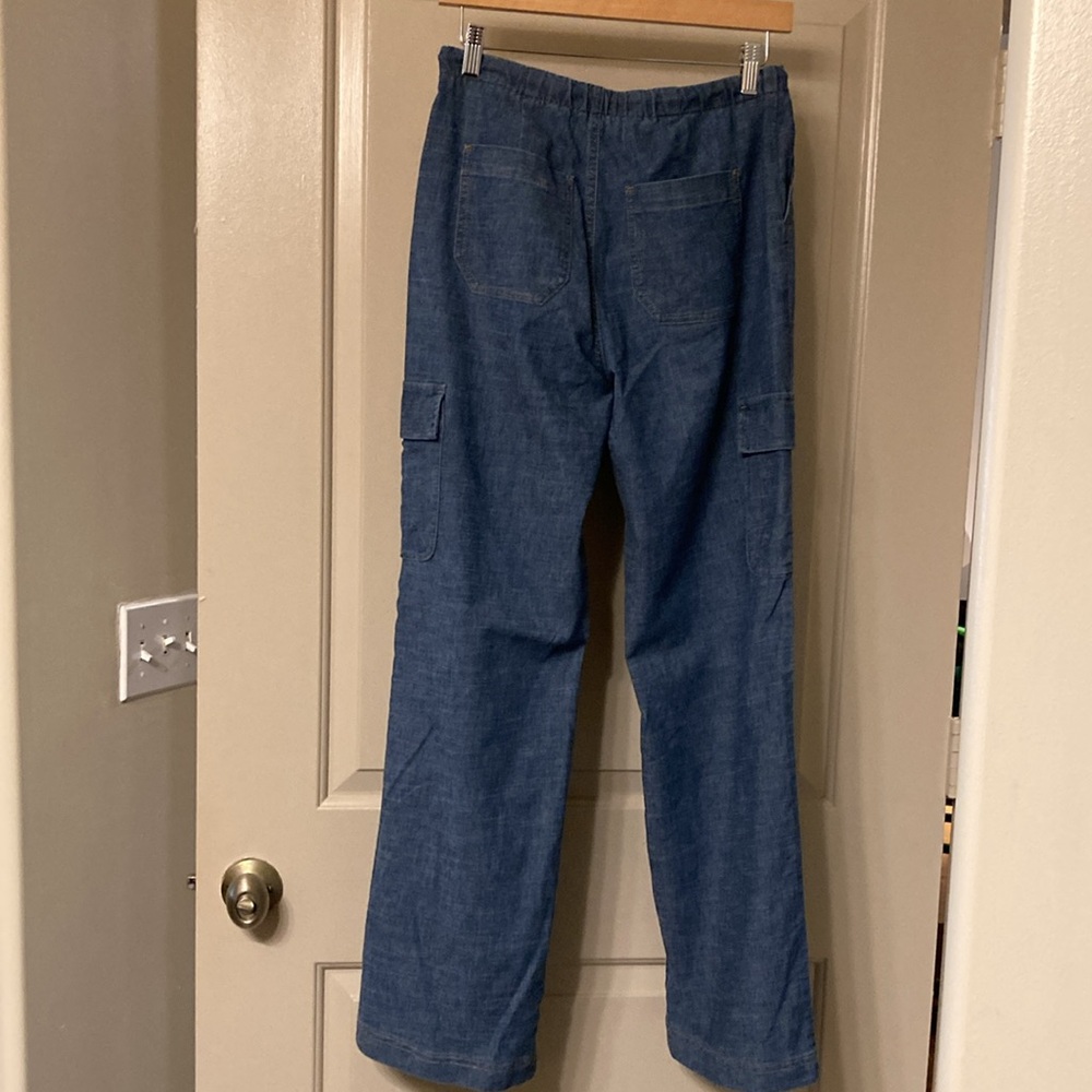 Level 99 blue lightweight cargo pants, size XS - Picture 4 of 8
